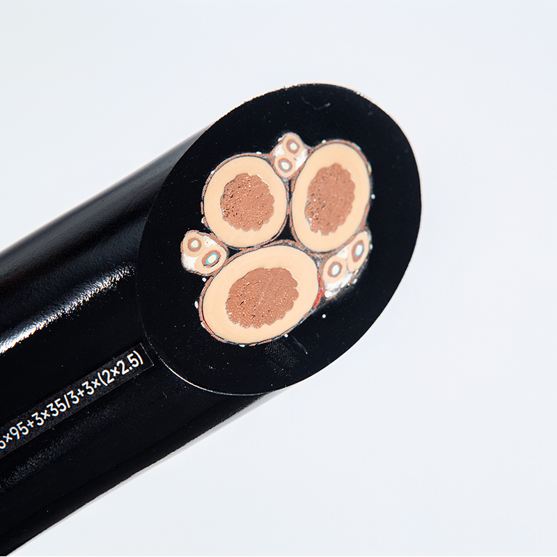 MCPT кабель для угольного комбайна, металлический экран, резиновая оболочка, гибкий кабель заземления, резиновый кабель (3)