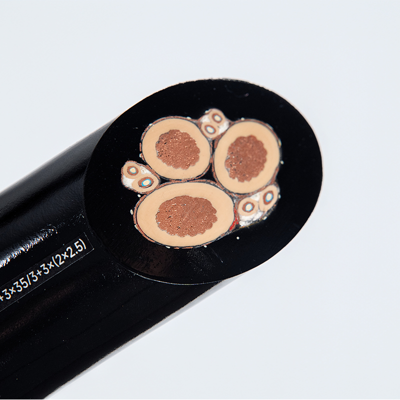 MCPT кабель для угольного комбайна, металлический экран, резиновая оболочка, гибкий кабель заземления, резиновый кабель (2)