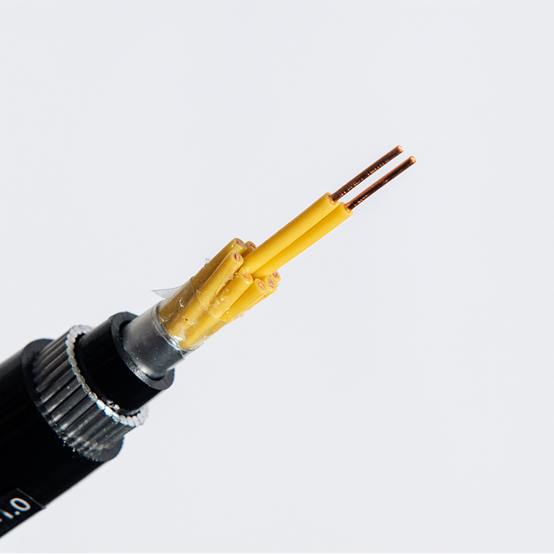 ZR-KYJVP3-32 огнестойкий контрольный кабель, медная жила, с изоляцией из сшитого полиэтилена, оболочка из ПВХ, экран