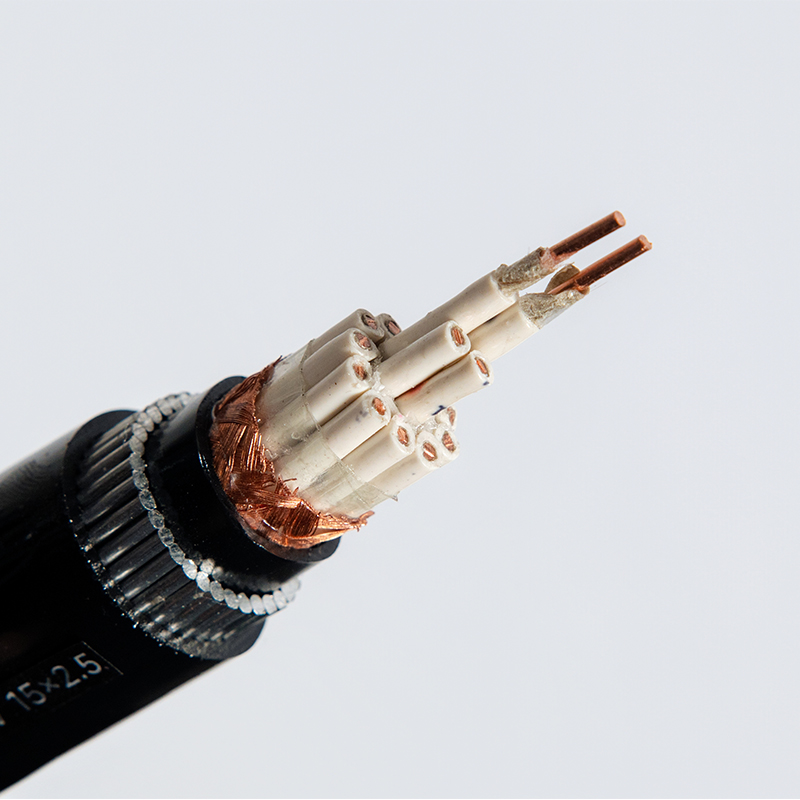 ZR-KYJVP3-32 огнестойкий контрольный кабель, медная жила, с изоляцией из сшитого полиэтилена, оболочка из ПВХ, экран из (1)